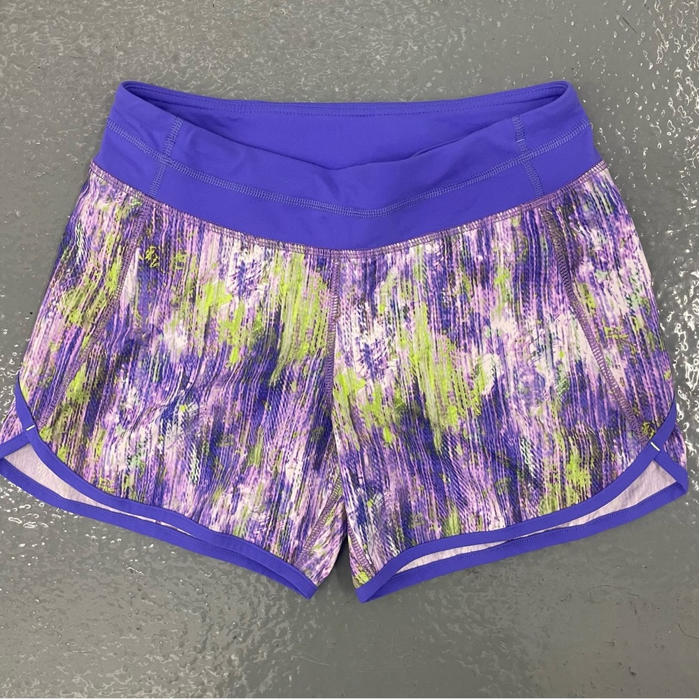 Ivivva by Lululemon Speedy Girls Print Lined Shorts - Sz 14